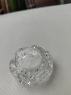Paire de salières en cristal de baccarat, modèle Aladdin.
