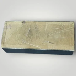 Paire de salières en cristal et cuillère en verre signées Daum Cristal