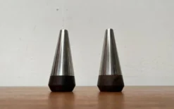 Paire de Salières et Poivrières Danoises Mid-Century de A&B Lundtofte, années 1960