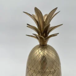 Paire de Seaux à Glace "Ananas" en Laiton, dans le Goût de Mauro Manetti, A