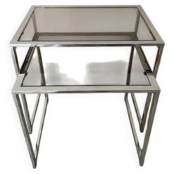 Paire de table gigogne