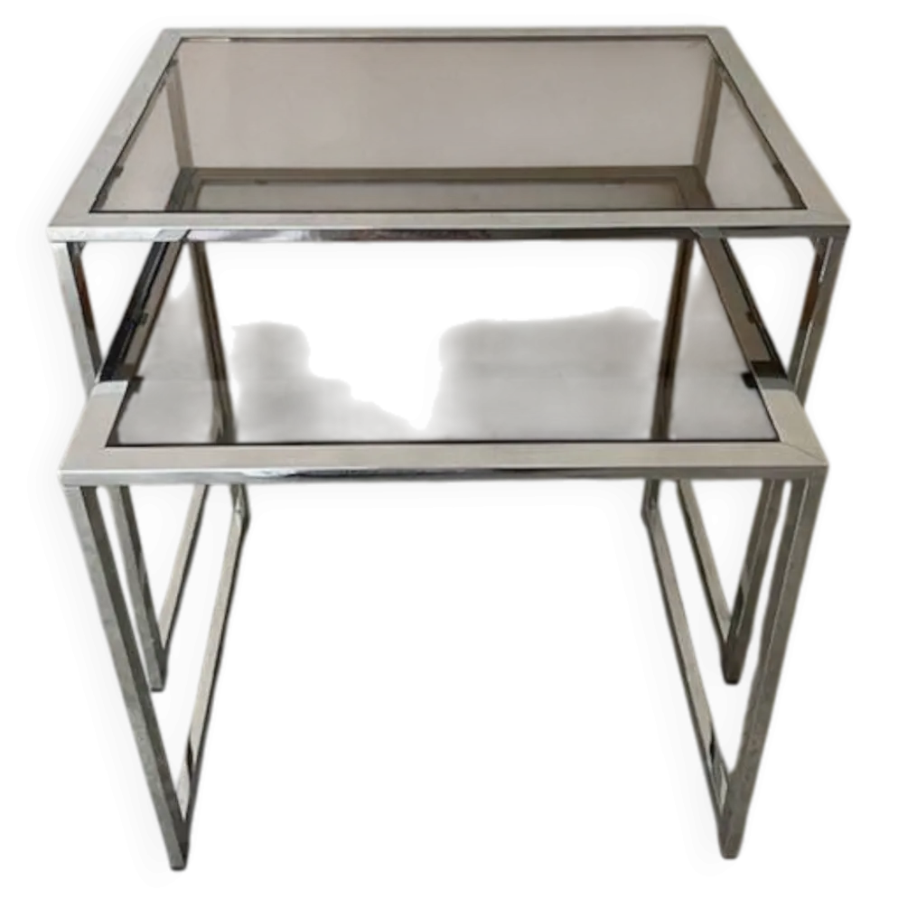 Paire de table gigogne