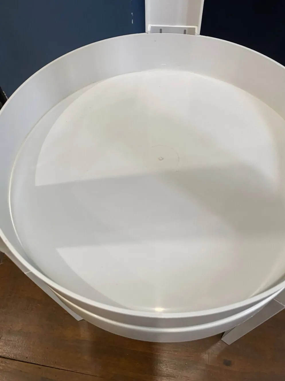 Paire de tables basse appoint chevet gigogne ronde Marc Held pour Prisunic