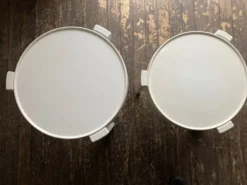 Paire de tables basses gigogne space age design italien 1960 Kastilia
