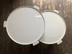 Paire de tables basses gigogne space age design italien 1960 Kastilia