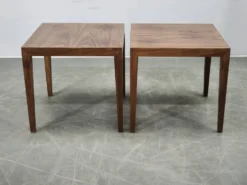 Paire de tables d'appoint Severin Hansen pour Haslev Møbelfabrik, années 1960.