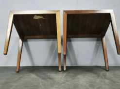 Paire de tables d'appoint Severin Hansen pour Haslev Møbelfabrik, années 1960.
