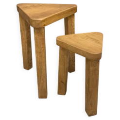 Paire de tables d’appoints vers 1950