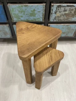 Paire de tables d’appoints vers 1950