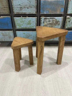 Paire de tables d’appoints vers 1950