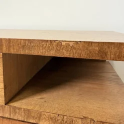 Paire de tables de chevet Art Déco, design épuré, années 1950