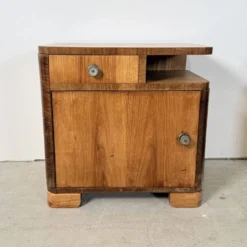 Paire de tables de chevet Art Déco, design épuré, années 1950