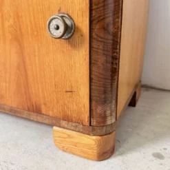 Paire de tables de chevet Art Déco, design épuré, années 1950