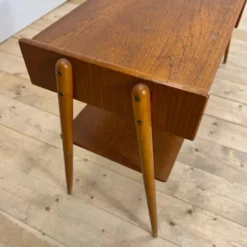 Paire de tables de chevet en teck par AB Carlström, 1960