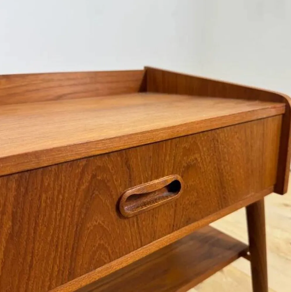 Paire de tables de chevet en teck danois, années 1960