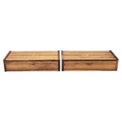 Paire de tables de chevet flottantes en palissandre danois, années 1960