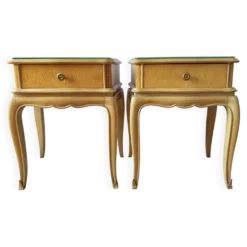 Paire de tables de chevet Françaises dans le goût de Jean Pascaud