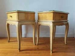 Paire de tables de chevet Françaises dans le goût de Jean Pascaud