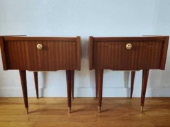 Paire de tables de chevet Mid-Century