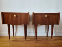 Paire de tables de chevet Mid-Century
