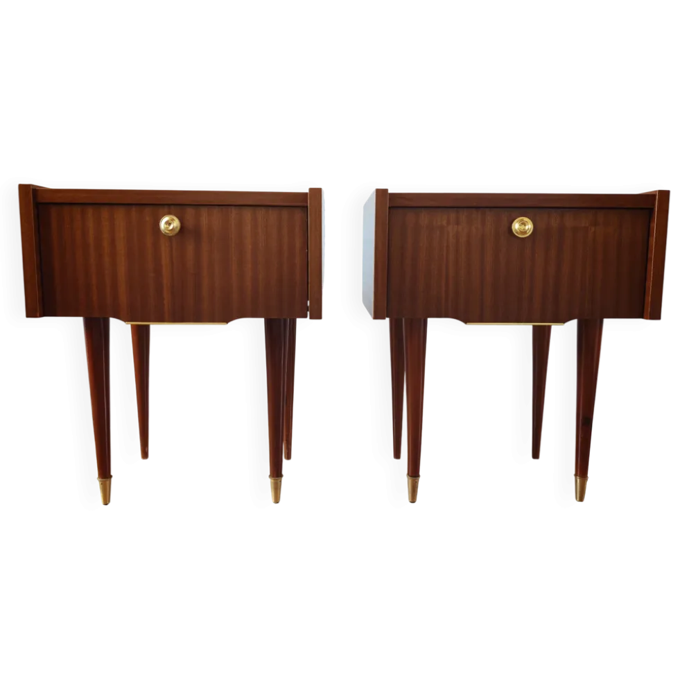 Paire de tables de chevet Mid-Century