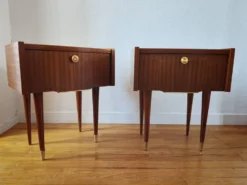 Paire de tables de chevet Mid-Century