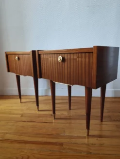Paire de tables de chevet Mid-Century