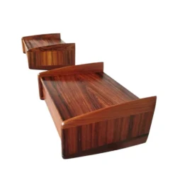 Paire de tables de chevet palissandre Melvin Mikkelsen, Danemark années 60