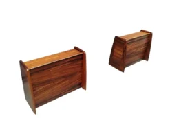 Paire de tables de chevet palissandre Melvin Mikkelsen, Danemark années 60