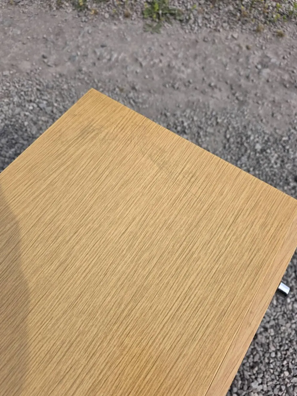 Paire de tables de chevet scandinaves en chêne des années 60