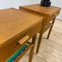 Paire de tables de chevet suédoises en teck, 1960