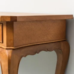 Paire de tables de chevet vintage en bois, de style moderniste des années 1950