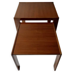 Paire de tables gigognes modèle 777 – Afra & Tobia Scarpa pour Cassina