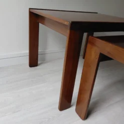 Paire de tables gigognes modèle 777 – Afra & Tobia Scarpa pour Cassina