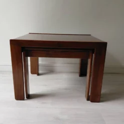 Paire de tables gigognes modèle 777 – Afra & Tobia Scarpa pour Cassina