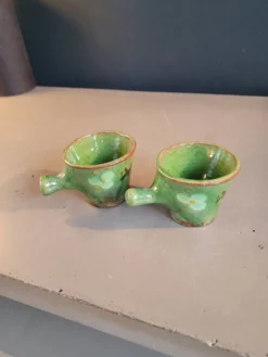 Paire de tasses à café en céramique