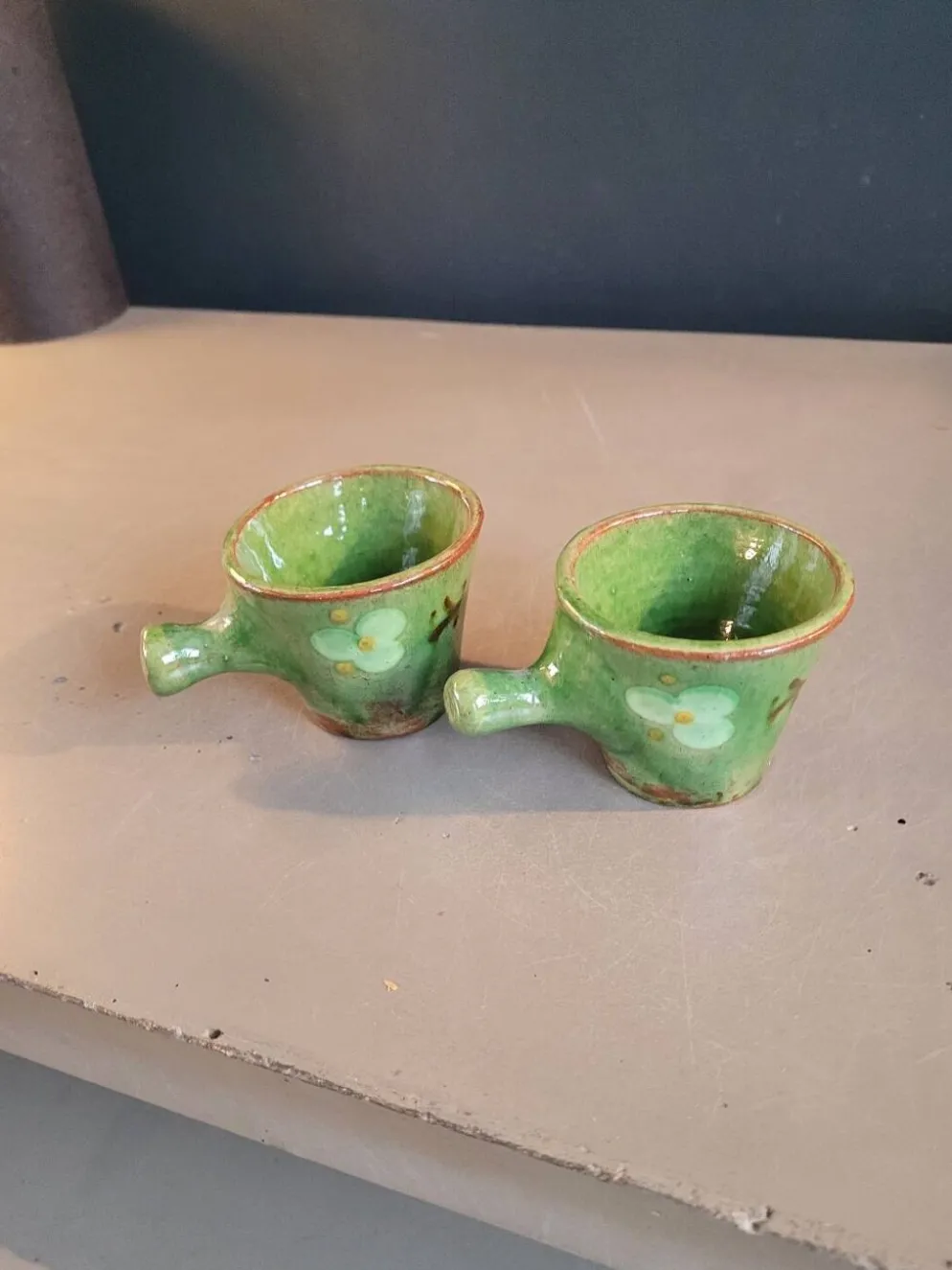 Paire de tasses à café en céramique