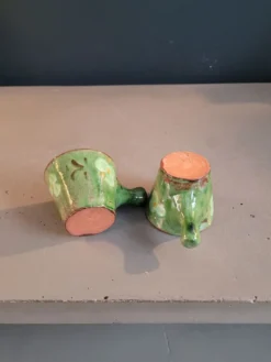 Paire de tasses à café en céramique