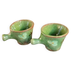 Paire de tasses à café en céramique