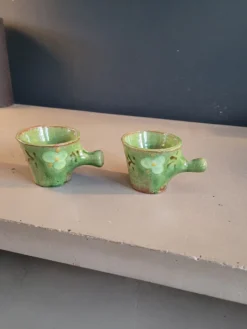 Paire de tasses à café en céramique