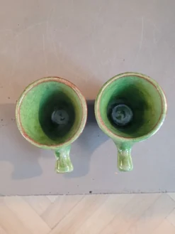 Paire de tasses à café en céramique