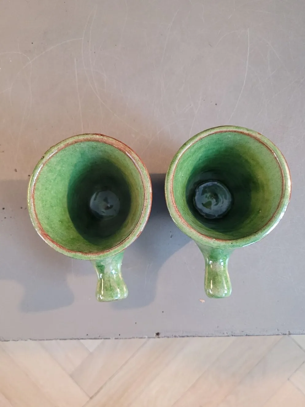 Paire de tasses à café en céramique