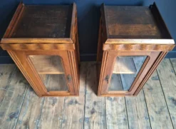 Paire de vitrines art déco, meubles anciens