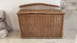 Panier COFFRE Rotin VINTAGE