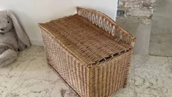 Panier COFFRE Rotin VINTAGE