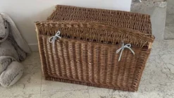 Panier COFFRE Rotin VINTAGE