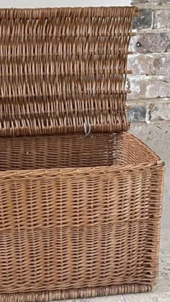 Panier COFFRE Rotin VINTAGE
