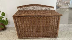 Panier COFFRE Rotin VINTAGE