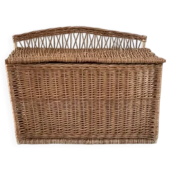 Panier COFFRE Rotin VINTAGE