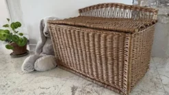 Panier COFFRE Rotin VINTAGE